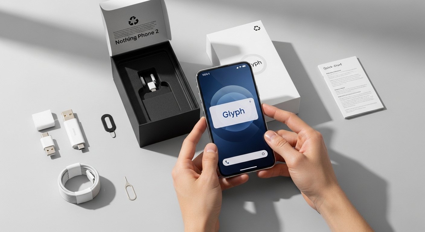 Infographic showing steps: Get Quote, Ship, Get Paid for Nothing Phone trade-in