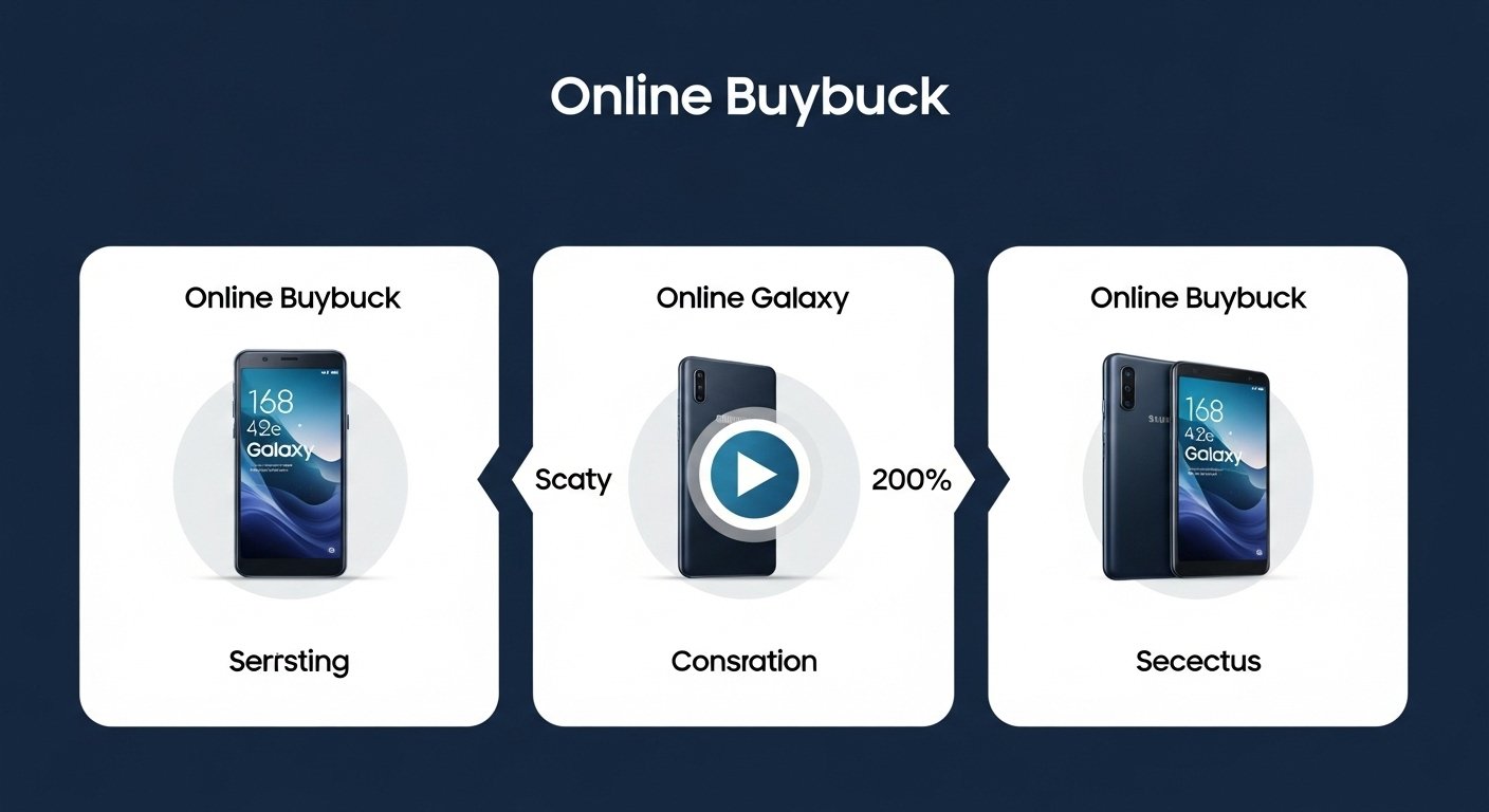 Infographic showing all Samsung trade-in options with pros and cons