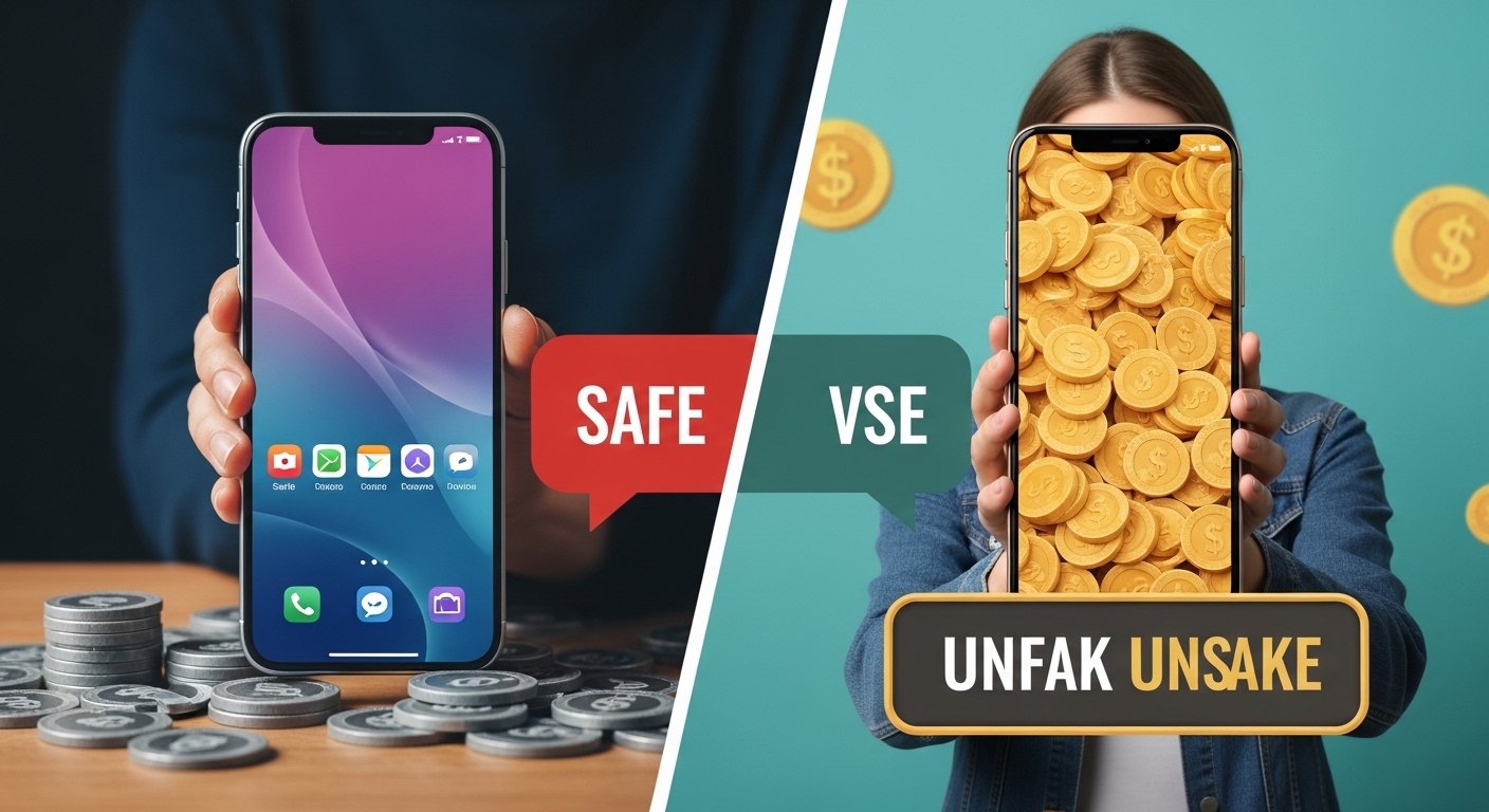 Safe vs unsafe payment methods for phone selling