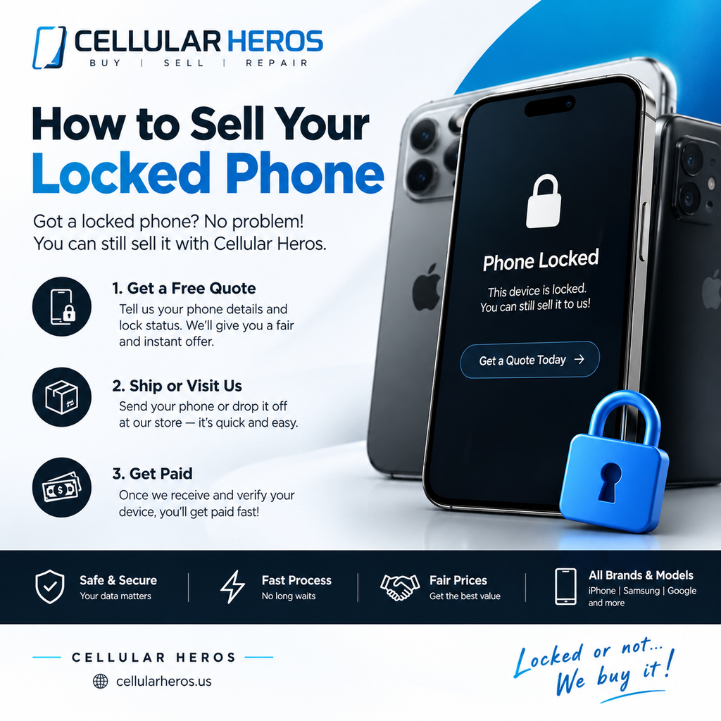 How to Sell Your Locked Phone for Cash | Cellular Heros