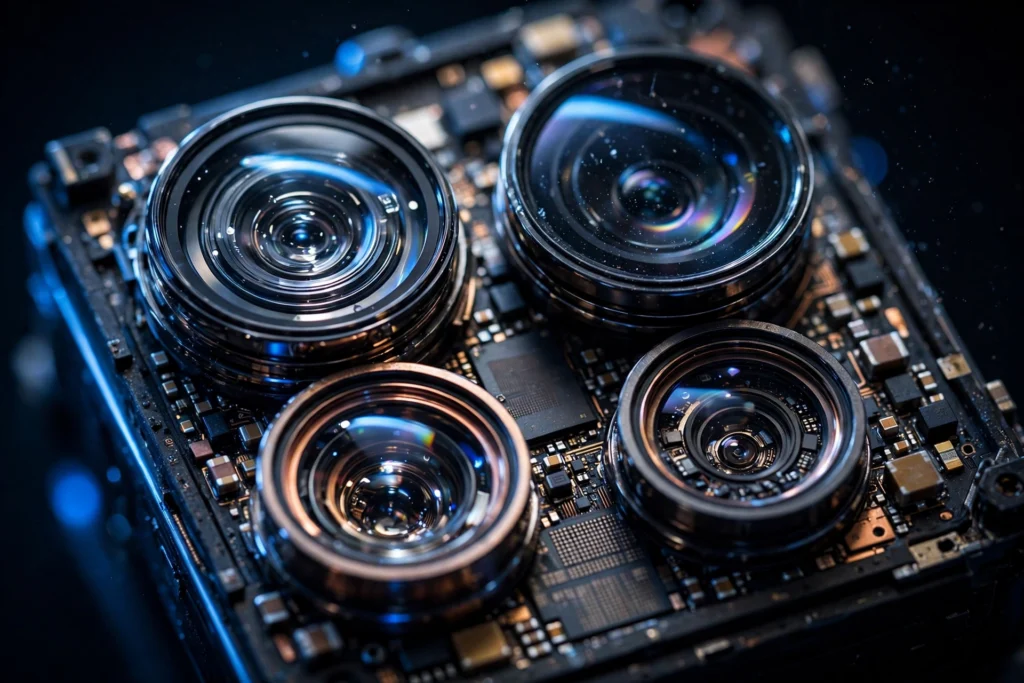 vivo Zeiss camera lens macro.